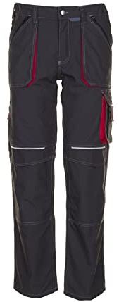 Planam Herren Basalt Bundhose Bundhose Basalt Größe 42 in anthrazit/rot (1er Pack)