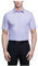 Van Heusen Men's Short Sleeve Dress Shirt Regular Fit Poplin Solid, Lavender, 17.5 Neck