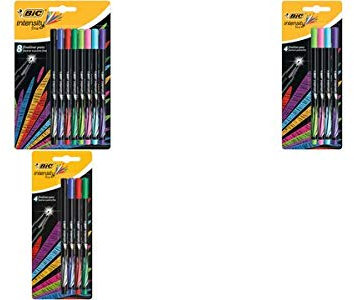 Bic Bic BIC Ra ikli? rinkinys Fineliners INTENSITY FINE 0.4 mm, 8 spalv? rinkinys 449268