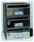 Btv - Conjunto buzon/es horizontal mercurio6 negro inoxidable (3u)