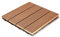 SAM® Mattonelle in WPC ad Incastro per terrazzo, Set di 11 Pezzi di Circa 1 m², Colore Teak, Piastrelle da Giardino con 4 Listelli, pavimentazione per Balcone con Struttura di drenaggio sottostante