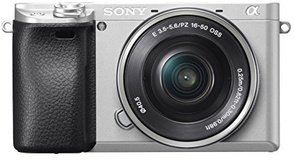 Sony Alpha 6300 E-Mount Systemkamera (24.2 Megapixel, 7,5 cm (3 Zoll) Display, XGA OLED Sucher, 4K, inklusiv 16-50 mm Objektiv) Silber