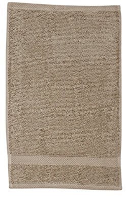 DONE Deluxe Gästetuch, Baumwolle, Taupe, 30 x 50 x 1 cm