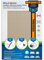 Pelle Patch - Reparatur Leder selbstklebend - In 25 Farben erhältlich - Original 13cm x 20cm - Cremefarben