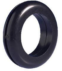 20MM Open Rubber Grommets Plugs Metal Back Box Electrical Wiring Pack of 100