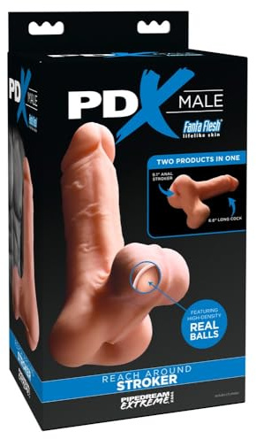 PDX Reach Around Stroker, Light, 24,1 cm