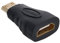 CY Mini HDMI to HDMI Cable Adapter HDMI to Mini HDMI Adapter for Laptop Supports Ethernet 3D, Audio Return