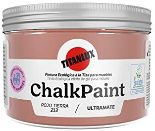 Titan - Chalk Paint Pintura a la Tiza (150 ml, Rojo Tierra)