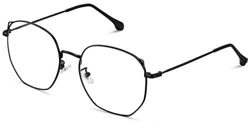 DUCO Blue Light Blocking Glasses Lightweight Eyeglasses Frame Filter Blue Ray Computer Gaming Glasses 8217 (Black)