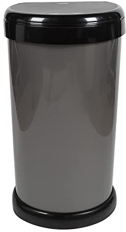 42L Moda Touch Top Bin - Grey