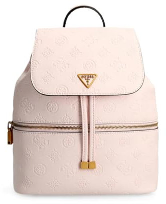 GUESS Helaina Flap Backpac da Donna, Rosa pallida, Taglia Unica
