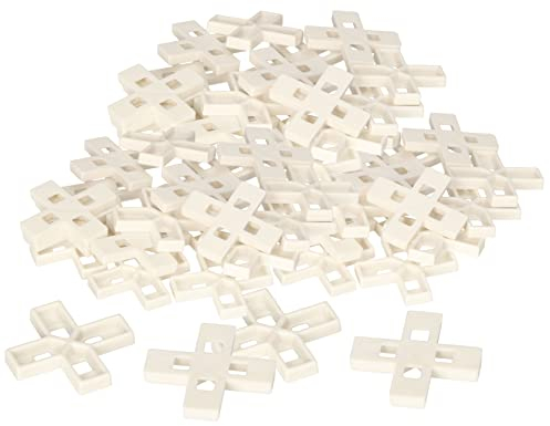 KOTARBAU® Lot de 200 croix de carrelage pour la pose de carreaux (10 mm - 200 pièces)
