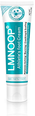 LMNOOP Athletes Foot Treatment Cream, Maximum Strength for Athlete's Foot (Tinea Pedis), Itching, Blister, Burning, Cracking, Scaling, Beriberi,Natural Herbs Antifungal Foot Cream