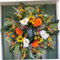 Hemore Frühlingskranz, 40 cm/15,7 Zoll künstliche Sonnenblumen -Türkranz, Rose Pfingstros