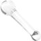 STOBOK Milling Pestle Müller Colour Making Paint Pestle Medicine Mill Scrubbing Pestle with Flat Base Grinding Rod for Food Paint Miller and Plate Grinder Abrasive Glass Manual