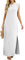 GRECERELLE Womens Summer Maxi Dress Casual Shirt Dresses Elegant Styles Basic Sleeveless Maxi Dresses for Women UK with Split and Pockets (White, L)