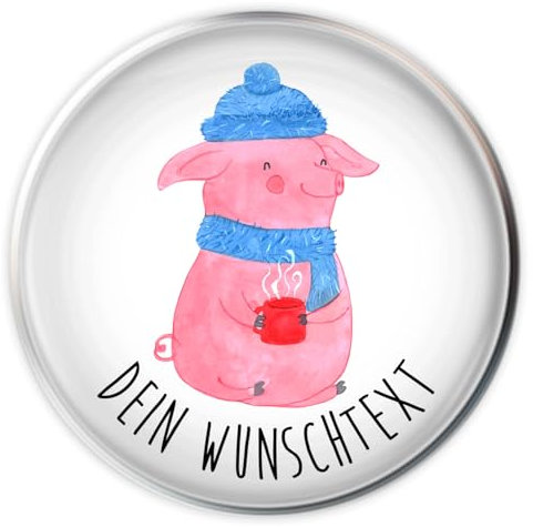Mr. & Mrs. Panda Waschbecken Abfluss Schweinchen Glühwein - Personalisierte Geschenke, Stopfen, Betrunken, Spruch, Weihnachten, Personalisierter Waschbeckenstöpsel, Weihnachtsmarkt, Selbst Gestalten