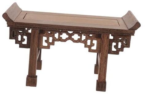 OUNONA Pots De Fleurs pot de fleurs en acajou s chinois socle de vase en bois usine vase à fleurs rehausseur de plantes de jardin support d'ornement pour la maison bois massif