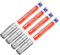 YOKIVE 4 Pcs Grout Paint Pen, Waterproof Silver Paint Tile Marker, Restoring Grout Lines, Great for Balcony, Kitchen, Bathroom