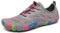 SAGUARO Barefoot Mujer Zapatillas Minimalistas de Trail Running Antideslizante Calzado Barefoot para Zero Drop Soles Rosa Persa,Gr.37