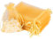 Organzabeutel, 30 Stück Organzasäckchen 20x30 cm Schmuckbeutel Gross Organza Säckchen Zum Befüllen für Geschenksäckchen Hochzeit Weihnachten Beutel Party Geschenk(Gold)