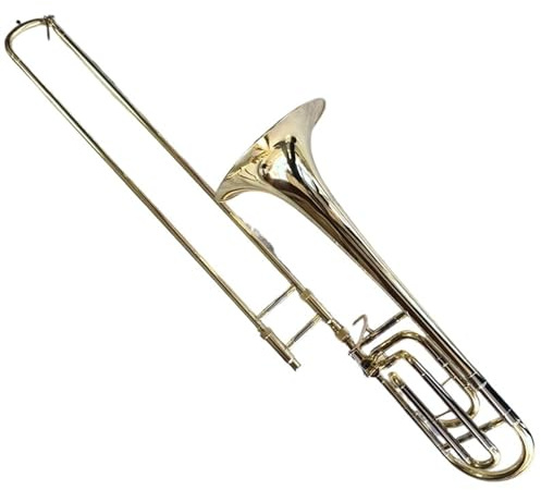 professionelle Posaune Altposaune Alt B-Alt Variable Stimmung Messing Goldlackiert