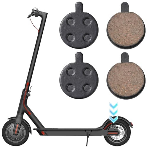 OPVYAEU 4 Stück Keramik bremsbeläge für Xiaomi M365 Pro, 1S, Essential, Pro 2 Electric Scooter - E Scooter Zubehör Einzelteile