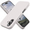 TAXXOE Silicone Case Compatible with iPhone 16 Case Soft Ultra Slim Protective Shockproof Liquid Silicone Phone Case,Anti-Scratch Microfiber Lining, 6.1 White