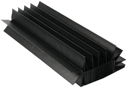 Flexible CNC Milling Machine Guard Cloth Bellows Dust Cover Tool 1.5m x 15mm Size 185x15x1500mm