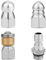 Raheem 4pcs Jet Nozzle with NPT 1/4 Inch Quick Connect for Karcher Drain Cleaning Kit - Stainless Steel Sewer Jetter Nozzles