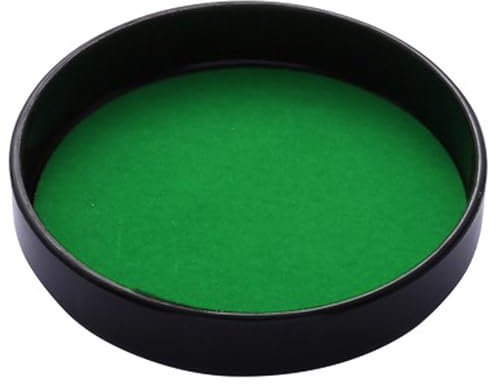 Hattba Würfelbecher aus PU-Leder, Handmuster, Würfel-Shaker, leises Schütteln, Unterhaltung, Würfelschale für Würfelbrett