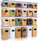 Dihl 24 Piece Airtight Food Storage Container Set, 4 Sizes BPA Free Plastic Kitchen Pantry Organiser Canisters with Lids. For Cereal, Flour, Rice, Pasta, Dry Food. With Labels & Marker