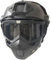 Airsoft Helmet And Mask, PJ Fast Helmet With Front NVG Mount And Side Rails For Paintball, CS Games And Other Outdoor Activities