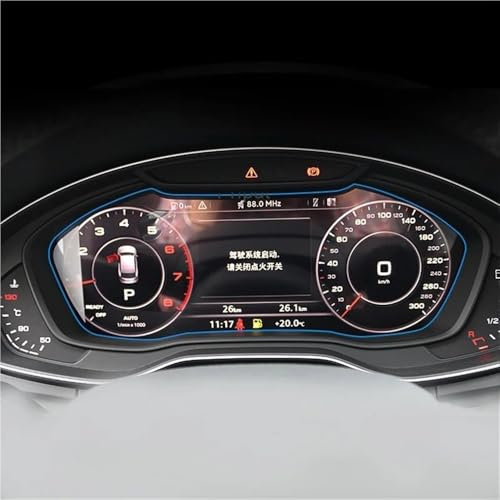 Für A4 B9 S4 A5 S5 Q5 2016-2019 Gehärtetem Glas Auto GPS Radio Navigation Dashboard Displayschutzfolie LCD