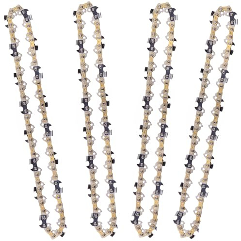 DIY-24H | 4 Sägeketten Vollmeißel 3/8 LP 1,1 mm 40cm Schnittlänge, 56TG kompatibel mit Dewalt DCM575