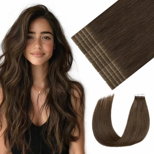 Youngsmile Tape Extension Echthaar 55cm Mittelbraun #4