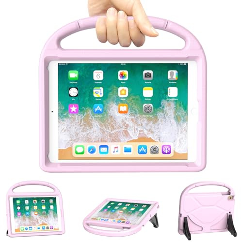 TrendGate Kids Case for iPad 9.7'' 2018/2017 iPad 6th/5th Gen - Light Pink