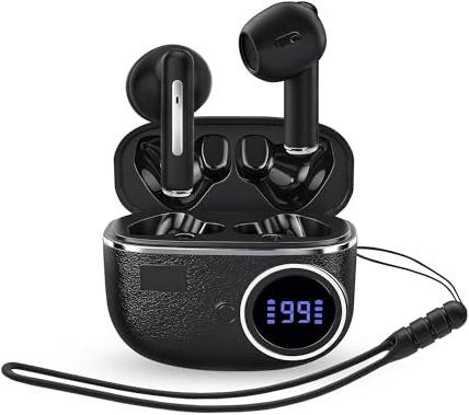 Energy Sistem Charge View - Auriculares True Wireless con Display indicador de Nivel de Carga de batería, 20h de autonomía y Drivers potentes.