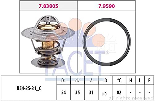 Facet 7.8380 Thermostat, Kⁿhlmittel