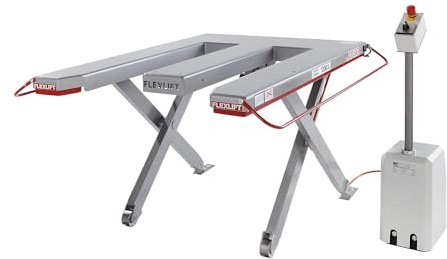 Flexlift | Flachform-Hubtisch | Baureihe E | Tragfähigkeit 900 kg | LxB 1300 x 910 mm | 230 V Wechselstrom
