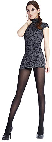 Giulia Blues 70 Schwarz M blickdichte strumpfhose schwarz