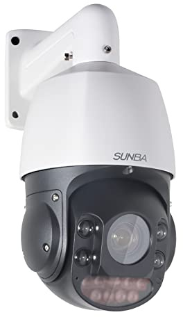 SUNBA 4K 8MP PTZ Überwachungskameras Aussen, IP PoE+ Sicherheitskuppel, 20-facher Optischer Zoom, 2-Way Audio, automatische PTZ Tour rund um die Uhr, Nachtsicht bis zu 100m (405-D20X 4K)