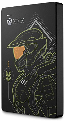 Seagate Game Drive for Xbox Halo - Master Chief LE, 2TB External Hard Drive, USB 3.2 Gen 1, for Xbox One and Series X/S, 2 Year Rescue Services (STEA2000431)