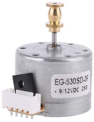 geneic EG530SD-3F DC5-12V 3-Speed 33/45/78 RPM Motore Giradischi in Metallo Regolabile Motore Manica Rame Motore per Giradischi Giradischi