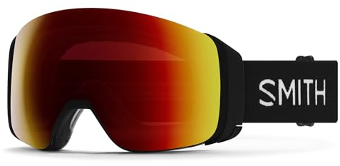 SMITH OPTICS I/O MAG 4D Ski- Snowboardbrille BLACK 22 - ChromaPOP Red Mirror Sun NEU