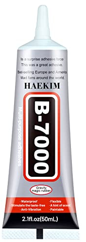 B7000 Super Glue Adhesive, Multi-Function Glues, Transperant Paste Adhesive (B7000-50ML)