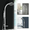 Modern Duschsystem Regendusche Duscharmatur Duschsystem Duschset mit Kopfbrause und Handbrause Brausegarnitur aus 304 Edelstahl Duschgarnitur für Bad - Duschsystem Einfache Montage