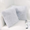 NordECO HOME 2er Set kissenbezüge Kissen Künstlich Pelz Fellkissen Dekorative Deko Kissen Kuschelkissen Flauschig Sofakissen Weich Plüschkissen für Sofa 40x40 cm Grau