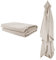 BestAlice 6.6ft x 9.8ft Toldo de repuesto para sombrilla de patio, toldo para sombrilla, rectangular, 4 varillas de repuesto para patio, jardín, césped (solo dosel), blanco