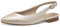 Jana Damen Slingpumps Flach Vegan, Weiß (Pearlized), 39 EU